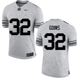 Men's Ohio State Buckeyes #32 Elijaah Goins Gray Nike NCAA College Football Jersey Authentic GWS5344IE